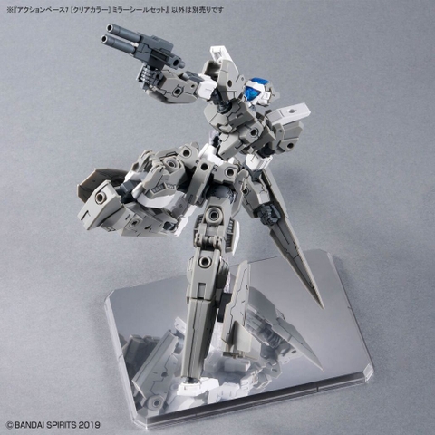 Mô hình lắp ráp giá trưng bày ACTION BASE 7 [CLEAR COLOR] MIRROR STICKERS SET 4573102671578