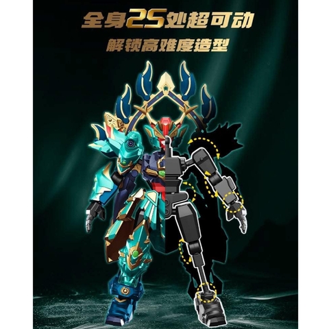 Mô Hình Lắp Ráp Blind Box Cangdao Azure Dragon White Tiger Hắc long Bạch Long (set 6 hộp ngẫu nhiên - Có thể mua lẻ)