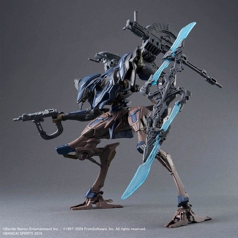 Mô Hình Lắp Ráp 30MM ARMORED CORE Ⅵ FIRES OF RUBICON SCHNEIDER NACHTREIHER/40E STEEL HAZE Bandai 4573102671691