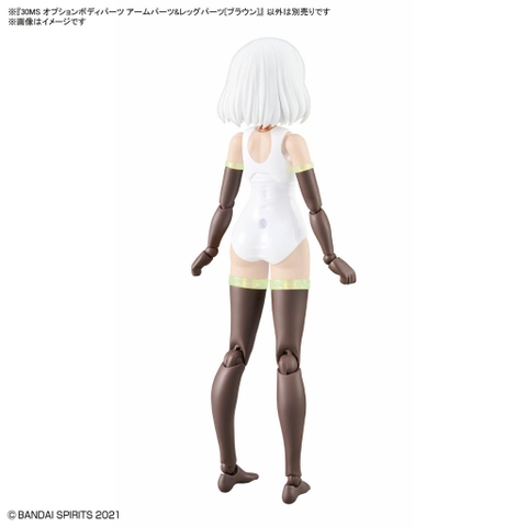 Phụ Kiện Mô Hình 30MS OPTION BODY PARTS ARM PARTS & LEG PARTS [BROWN] Bandai 4573102671752