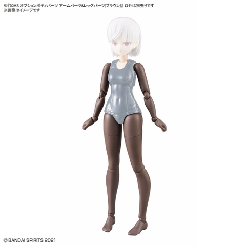 Phụ Kiện Mô Hình 30MS OPTION BODY PARTS ARM PARTS & LEG PARTS [BROWN] Bandai 4573102671752