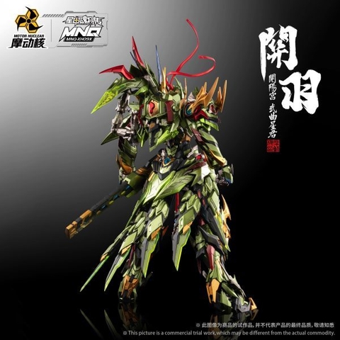 Mô Hình Hợp Kim Ráp Sẵn Metal Build MNQ-XH09X Guan Yu + Chi Yan Long Ju Quan Vũ + Xích Thố Chính Hãng Motor Nuclear