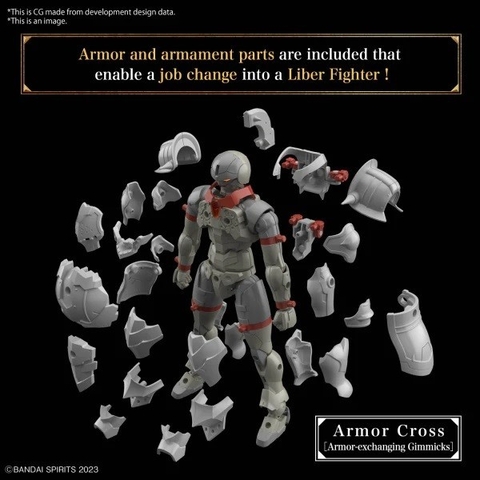 Mô Hình Lắp Ráp 30MF LIBER WARRIOR Bandai 4573102674593