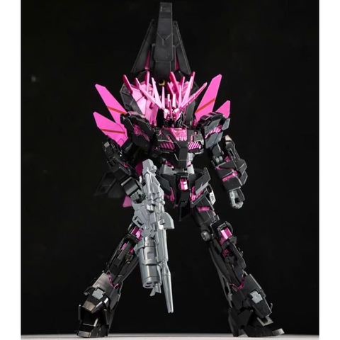 Mô Hình Lắp Ráp HG Unicorn 02 Banshee Norn Purple Destroy Mode Psychoframe BL (Tặng Decal)