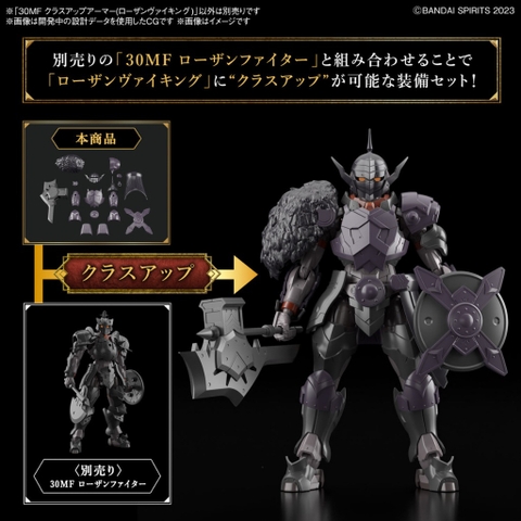 Phụ Kiện Mô Hình 30MF CLASS UP ARMOR (ROSAN VIKING) Bandai 4573102674524