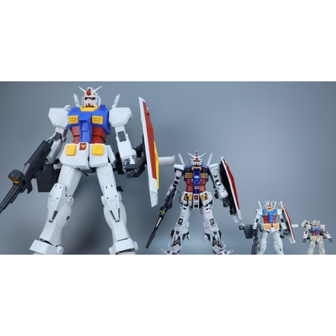 Mô Hình Lắp Ráp Jumbo Grade 1/35 RX-78-2 (tặng kèm decal nước + LED) Bản Mới