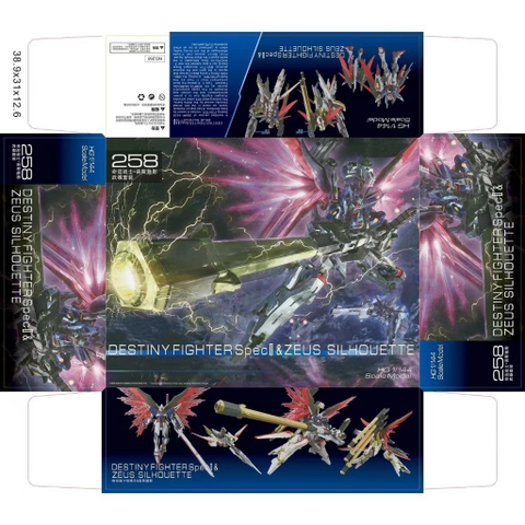 Mô Hình Lắp Ráp HG 1/144 DESTINY GUNDAM SpecⅡ&ZEUS SILHOUETTE BL 258