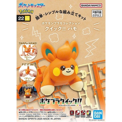 Mô hình lắp ráp Pokemon Plamo Collection Quick 22 - PAWMI, Hàng Chính Hãng Bandai - Nhật Bản Promax 4573102685612