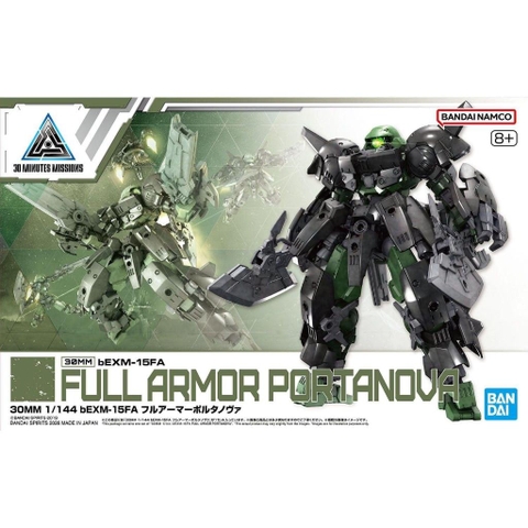 X- Mô Hình Lắp Ráp Bandai 30MM 1/144 bEXM-15FA Full Armor Portanova