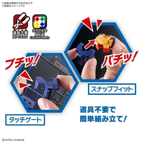 Mô Hình Lắp Ráp ENTRY GRADE 1/144 RX-78F00/E GUNDAM Bandai 4573102735850