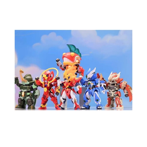 Mô Hình Lắp Ráp Motor Nuclear Blind Box Series AoBing Nezha Mini (Mua lẻ 1 hộp)