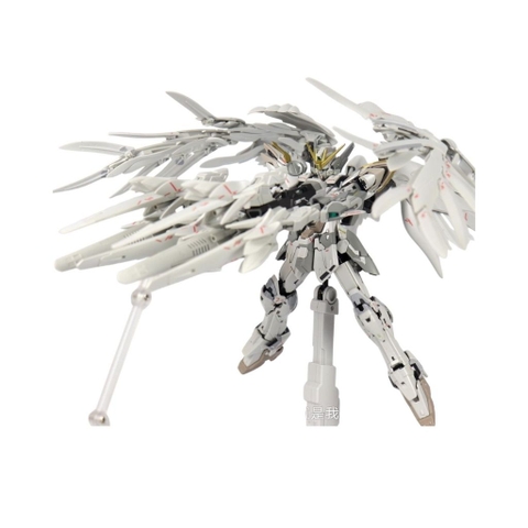 Mô Hình Lắp Ráp MG Wing Gundam Snow White Prelude 8827 Kèm Khung Kim Loại