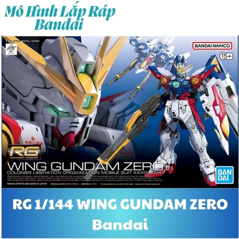 Mô Hình Lắp Ráp RG 1/144 WING GUNDAM ZERO Bandai 4573102688743