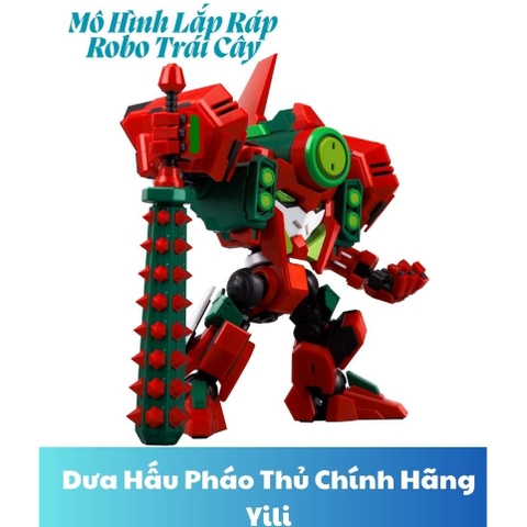 [Sẵn Hàng] Mô Hình Lắp Ráp Dưa Hấu Chuỳ Vương Robo Trái Cây Chính Hãng YiLi ChuangWan