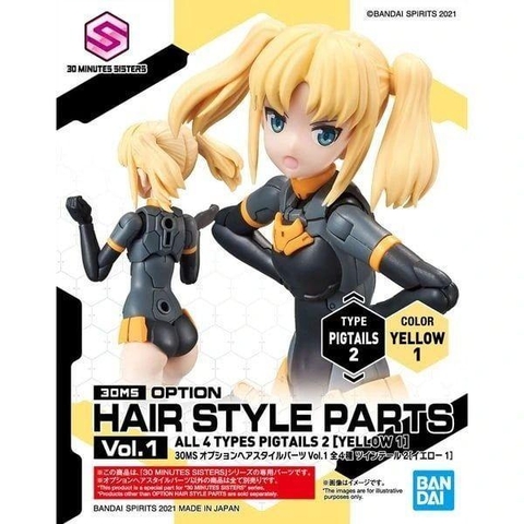 Phụ Kiện 30MS OPTION HAIR STYLE PARTS Vol.1 ALL 4 TYPES Bandai 4573102617682