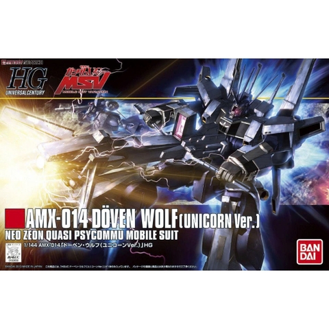 Mô Hình Lắp Ráp 1/144 HGUC DOVEN WOLF (UNICORN VER.) Bandai 4573102618313