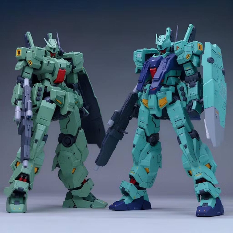 Mô Hình Lắp Ráp MG JIEDA Amuro Custom (Kèm base, decal nước) Plamo Loving Alien