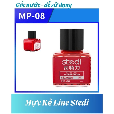Lọ kẻ line / lằn chìm Panel line Accent Color Khô Chậm Stedi