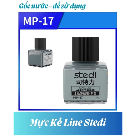 Lọ kẻ line / lằn chìm Panel line Accent Color Khô Chậm Stedi