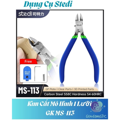 Kìm Cắt Mô Hình 1 Lưỡi GK MS-113 Stedi – Kìm Cắt Lưỡi Đơn Cao Cấp