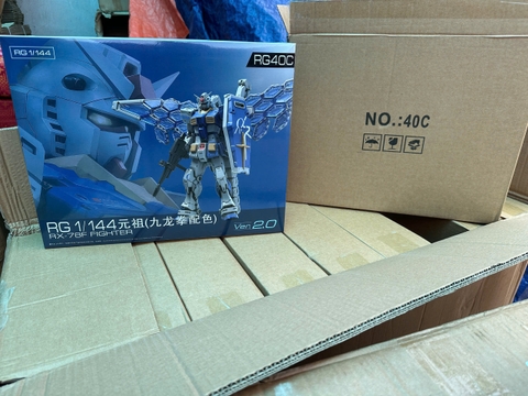 Mô Hình Lắp Ráp Gaogao - RG 1/144 RX-78-2 Ver 2.0 With GLRSS FEATHER UNIT [KOWLOON COLOR]