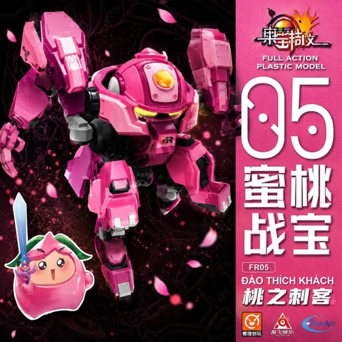 [Có Sẵn] Mô Hình Lắp Ráp 05 Robo Trái Cây Đào Thích Khách YiLi ChuangWan
