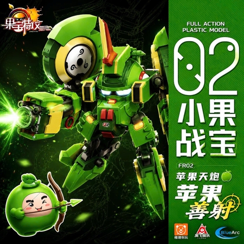 Mô Hình Lắp Ráp Táo Thiện Xạ Robot Trái Cây YiLi ChuangWan chính hãng