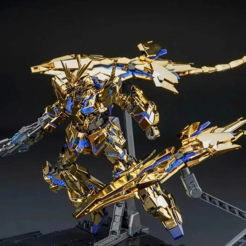 Mô Hình Lắp Ráp MGEX 9904 1/100 RX-0 Unicorn Gundam 03 Phenex Mạ Vàng Tiger Model (Tặng base, Decal nước )