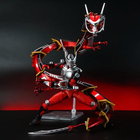 Mô Hình Lắp Ráp Figure Rise Masked Rider Ryuki Kamen Ace Studio 61557 ( Kèm Rồng Dragredder )