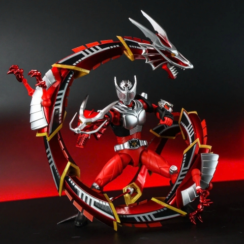Mô Hình Lắp Ráp Figure Rise Masked Rider Ryuki Kamen Ace Studio 61557 ( Kèm Rồng Dragredder )