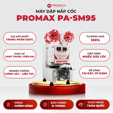 Máy dập nắp cốc tự động Promax SM95