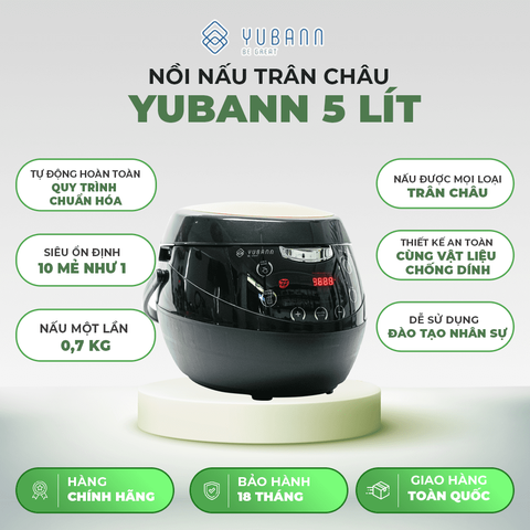 Nồi nấu trân châu tự động Yubann YB-CSX805X 5L