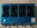 Bếp gas nấu mì cay, cơm niêu 4 họng ngang - UNi