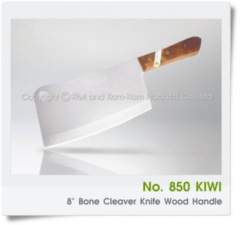 Dao Kiwi KW850 chặt thực phẩm cán gỗ bản lớn
