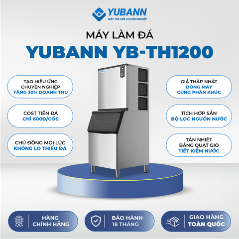 Máy làm đá viên Yubann YB-TH1200 550kg/ngày