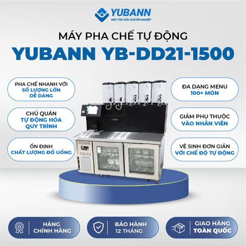 Máy pha chế đồ uống tự động Yubann YB-DD21-1500