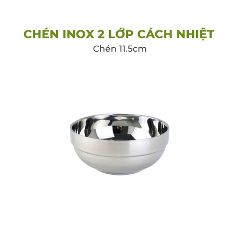 Chén Inox Hàn Quốc 2 Lớp Cherry