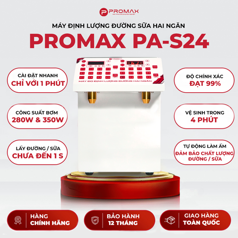 Máy định lượng đường 2 ngăn Promax PA-S24