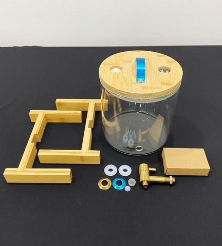 Bình đựng nước trái cây chân gỗ nhỏ ELEC HORECA031