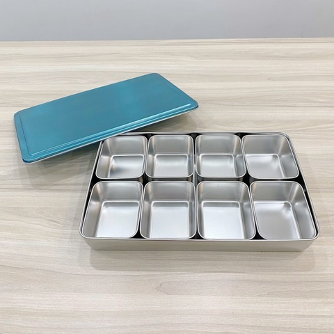 Bộ gia vị 8 ngăn inox 171006