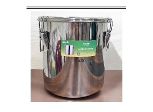 NỒI INOX CAO NẮP GÀI 40*40 (50L) Cherry