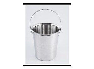XÔ ĐÁ INOX 1 QUAI DẸP 25CM Cherry