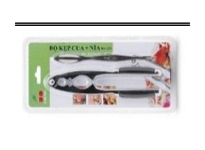 BỘ KẸP CUA CAO CẤP + NĨA - DA-229 Cherry
