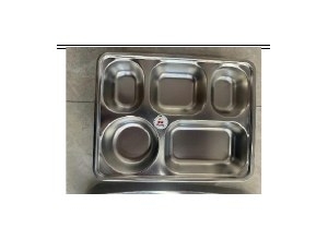 CHERRY-KHAY PHẦN INOX 5 NGĂN SÂU 28x22x3.8CM
