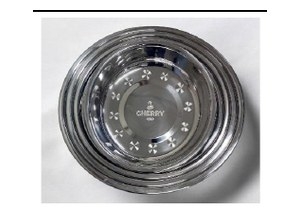 DĨA ẢO INOX 22CM Cherry