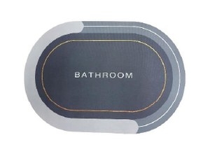 THẢM NHỰA SILICONE OVAL - NEW 40X60 Cherry