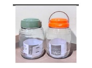 HŨ THỦY TINH NẮP QUAI 2300ML Cherry