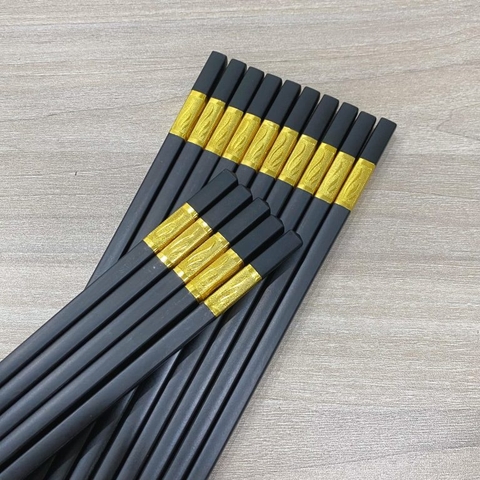 Đũa đầu vuông 3 lá vàng Y20-02