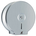 Hộp đựng khăn giấy inox mờ tròn CB107