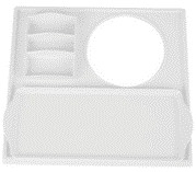 Khay nhựa trắng CK1153WH